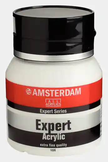 Amsterdam expert acryl 400ml serie 1 – 105 titaanwit Speciale Aanbieding