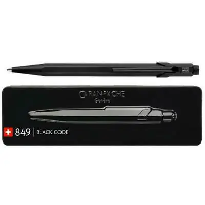 Gecertificeerd Caran d'ache 849 balpen – Black code