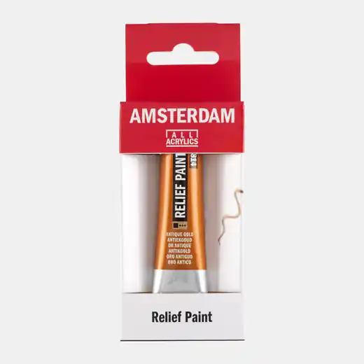 Amsterdam reliefpaint 20ml – 814 antiek goud Seizoensaanbieding