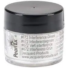 Jacquard pearl ex 3gr – 672 interference green Tijdelijk Beschikbaar