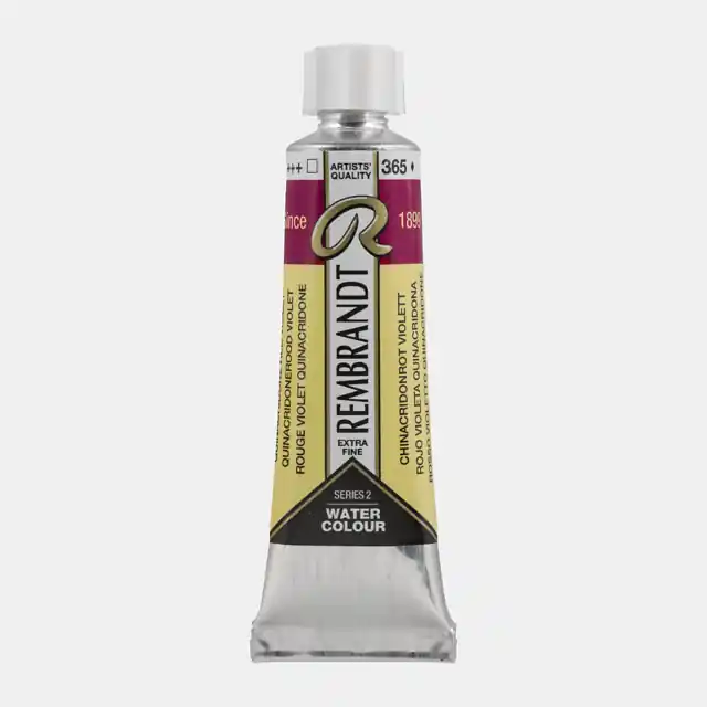Rembrandt aquarelverf 10ml S2 – 365 quinacridone roodviolet Gecertificeerd