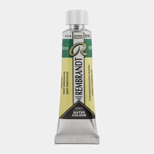 Uitverkoop Rembrandt aquarelverf 10ml S2 – 616 viridian