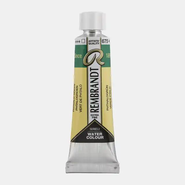 Actieprijs Rembrandt aquarelverf 10ml S2 – 675 phthalo groen