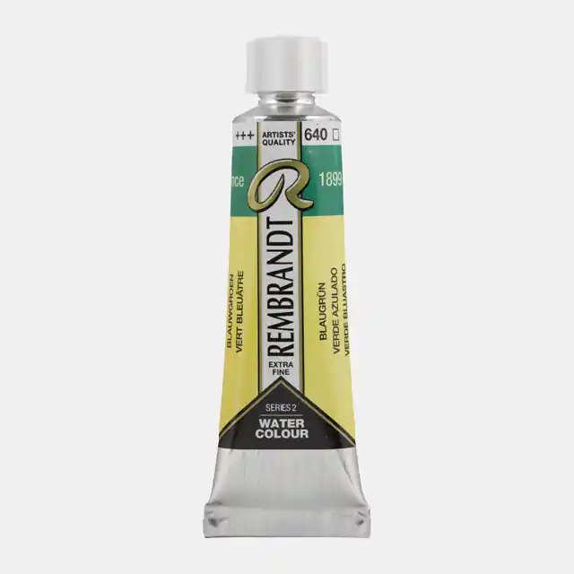Betaalbaar Rembrandt aquarelverf 10ml S2 – 640 blauwgroen