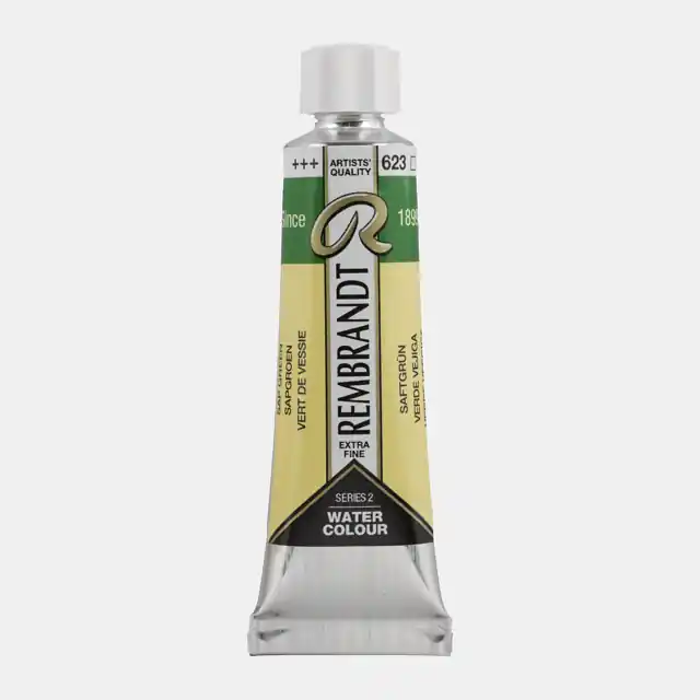 Rembrandt aquarelverf 10ml S2 – 623 sapgroen Nieuw