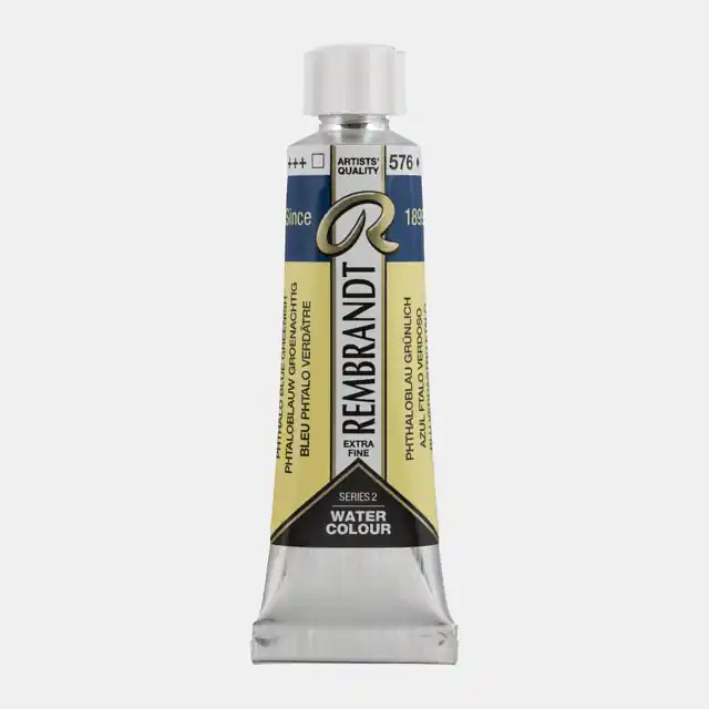 Betaalbaar Rembrandt aquarelverf 10ml S2 – 576 phthaloblauw groenachtig