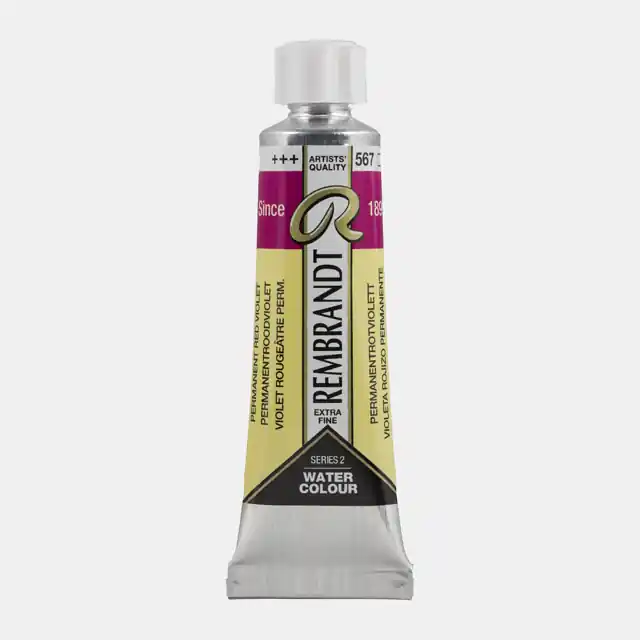 Merkproduct Rembrandt aquarelverf 10ml S2 – 567 permanent roodviolet