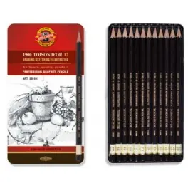 Koh I Noor grafietpotloden toison d'or set 8B-8H Must-Have