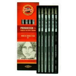 Korting Koh I Noor Progresso grafietstift set 6
