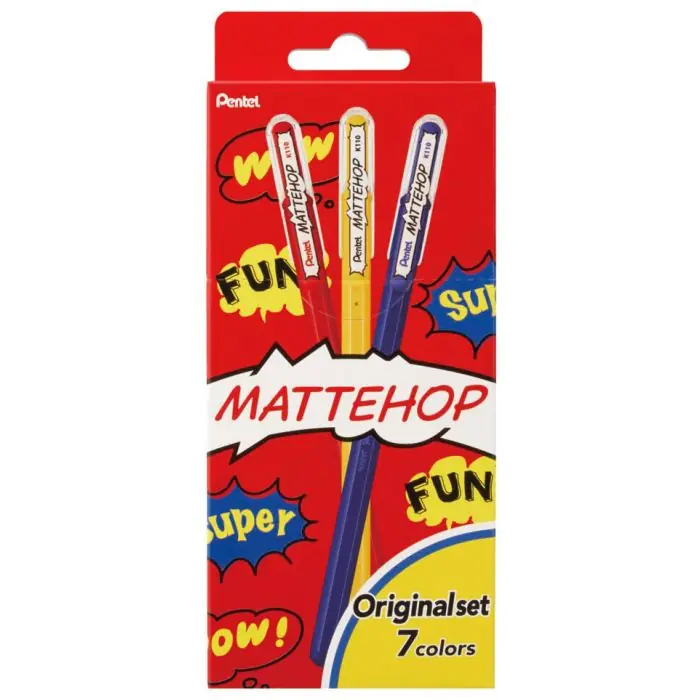 Pentel Mattehop K110 – V7STA Original Set Weekendaanbieding