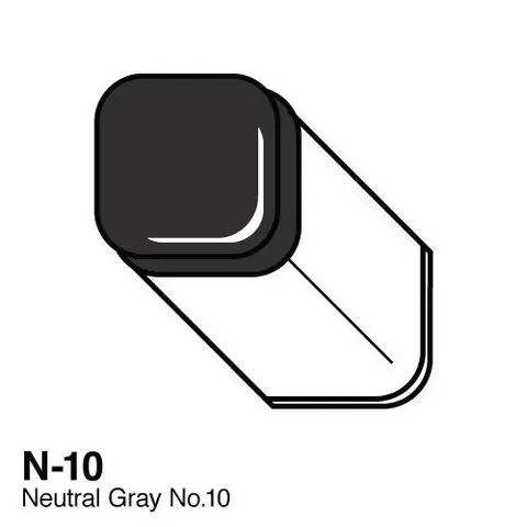 Copic marker N10 neutral grey no. 10 Laatste Versie