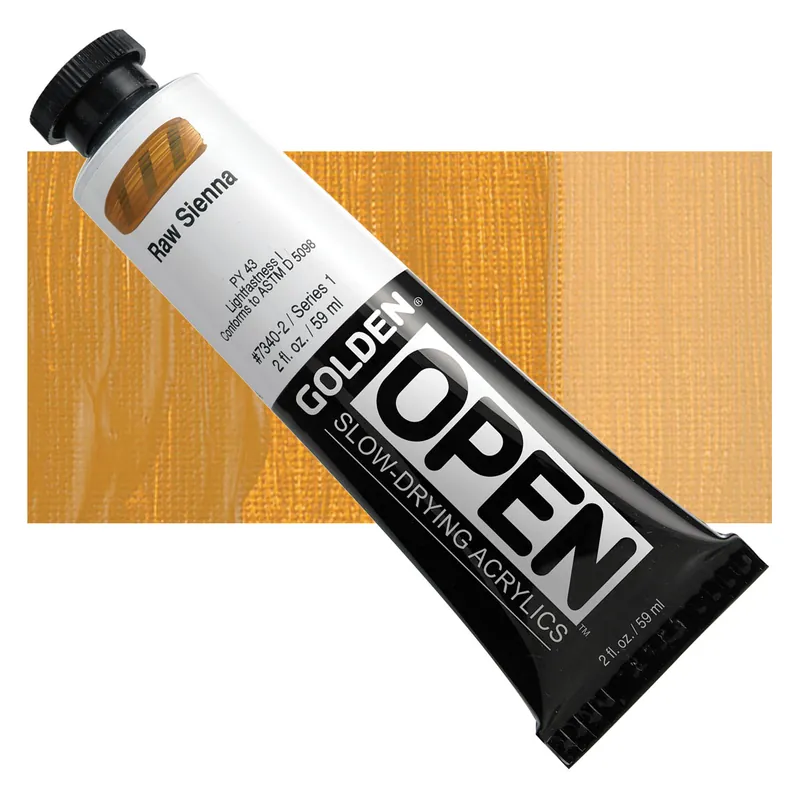 Tijdelijk Beschikbaar Golden open acryl 60ml – S1 – 7340 raw sienna