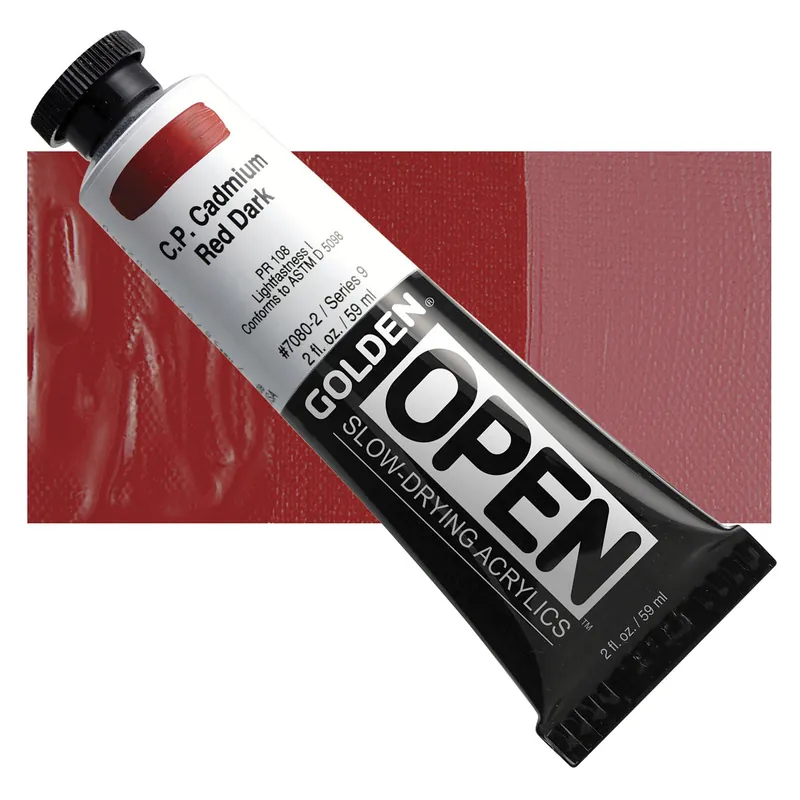 Golden open acryl 60ml – S9 – 7080 cadmium red dark Favoriet