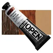 Lage Prijs Golden open acryl 60ml – S3 – 7383 transparant brown iron oxide