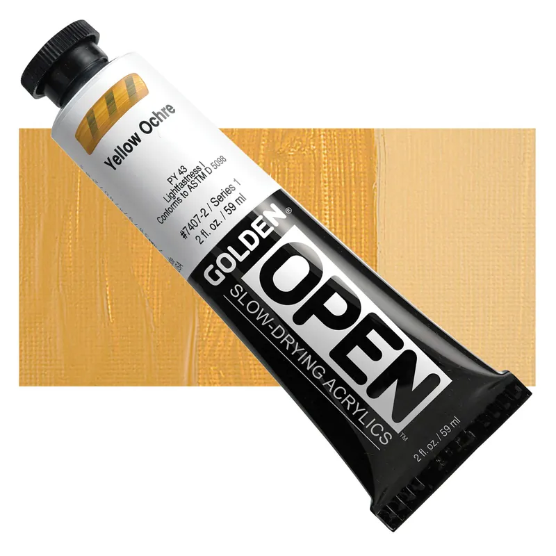 Golden open acryl 60ml – S1 – 7407 gele oker Laatste Versie