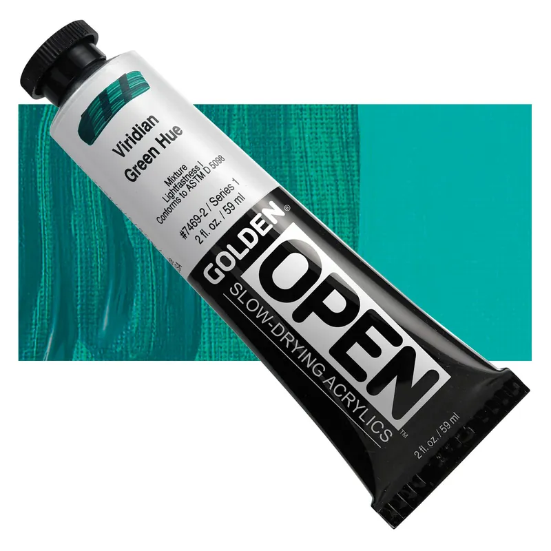 Premium Golden open acryl 60ml – S1 – 7469 viridian green hue