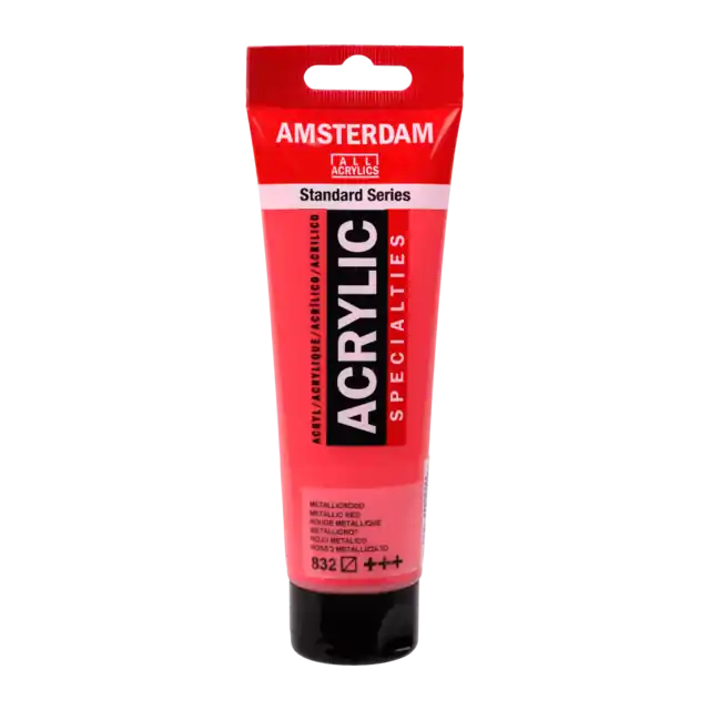 Nieuw Amsterdam acryl 120ml – 832 metallic rood