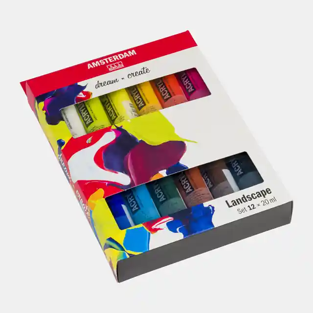 Amsterdam standaard acrylverf – set 12 x 20ml landscape Gereduceerde Prijs