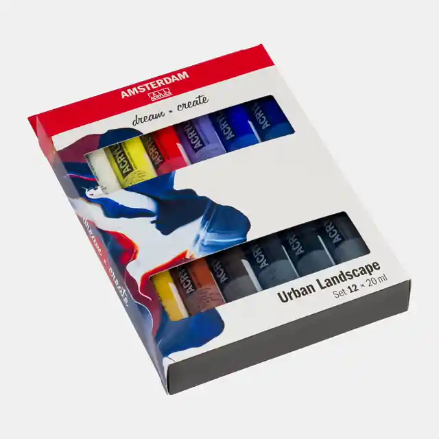 Amsterdam standaard acrylverf – set 12 x 20ml urban landscape Beperkt Aanbod