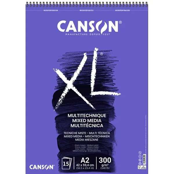 Canson XL – Mix-media A2 Actieprijs