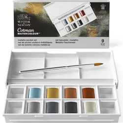 Winsor & Newton cotman sketchers pocket box – metallic Direct Verzonden