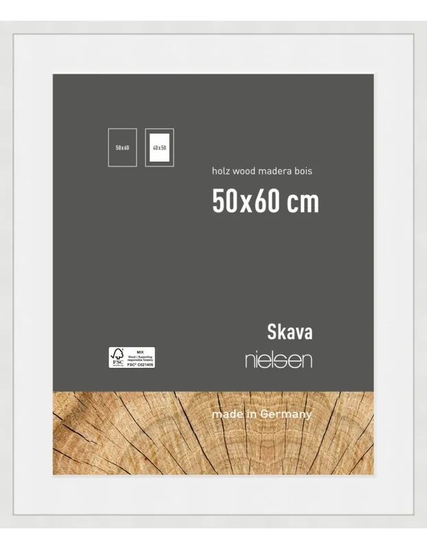 Hete Deal Wissellijst Nielsen Skava – 50 x 60 wit