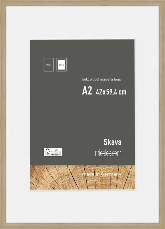 Seizoensaanbieding Nielsen wissellijst skava eiken – 29.7 x 42 A3