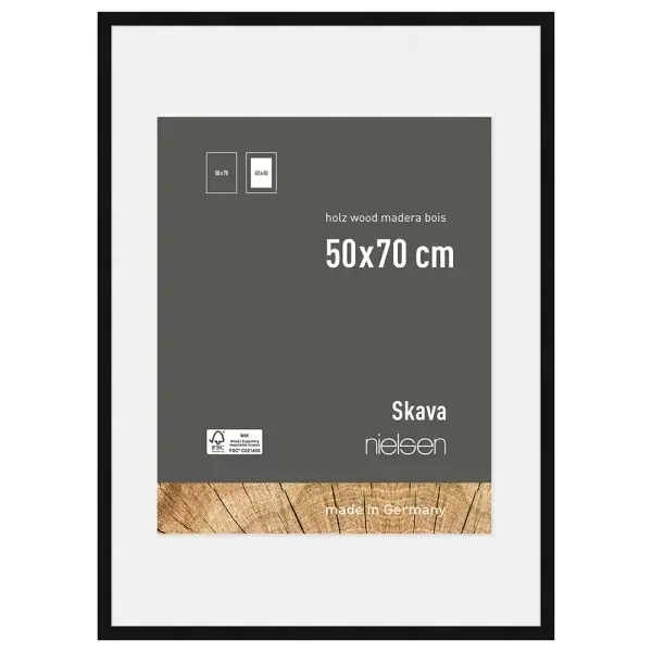 Populair Wissellijst Nielsen Skava – 50 x 70 zwart