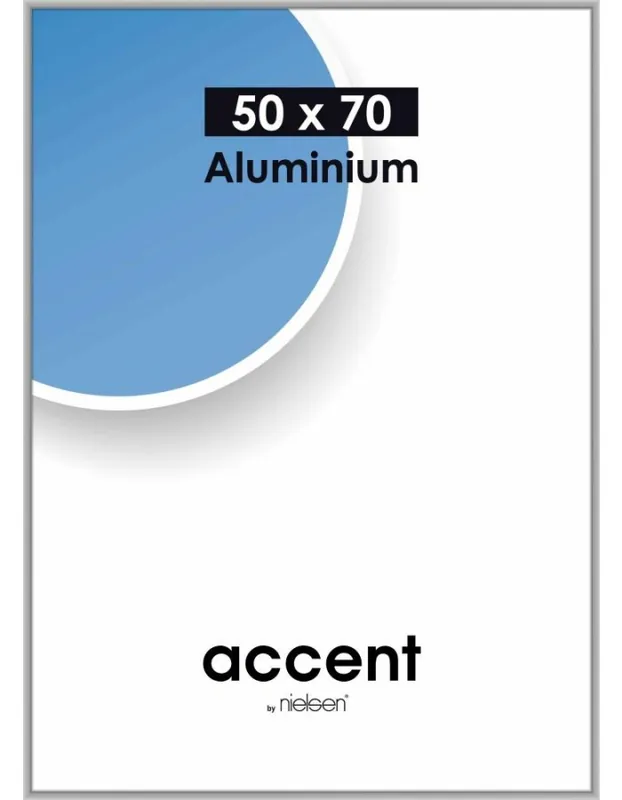 Nielsen wissellijst Accent 50 x 70 – aluminium mat zilver – alleen afhalen Veenendaal Beperkt Aanbod