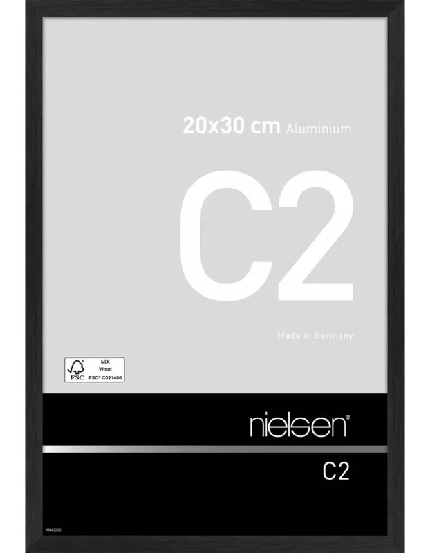 Gereduceerde Prijs Nielsen wissellijst C2 20 x 30 – metalic zwart
