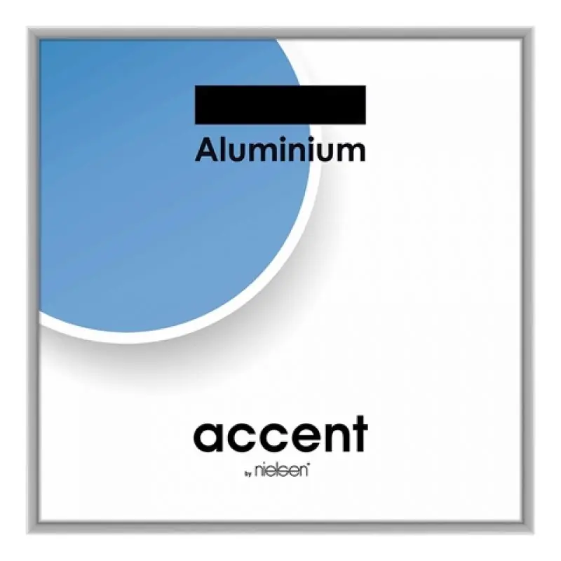 Nielsen wissellijst accent 20 x 20 – aluminium mat zilver Koop Online