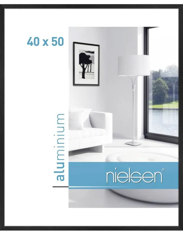 Nielsen wissellijst C2 40 x 50 – zwart Betrouwbaar