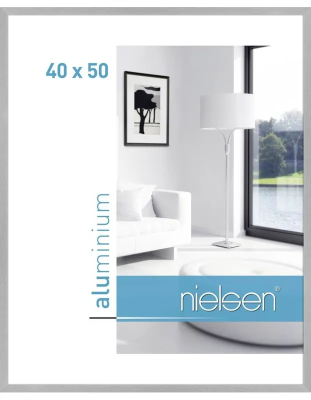 Betaalbaar Nielsen wissellijst C2 40 x 50 – zilver