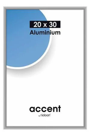 Wissellijst Nielsen Accent 20×30 – aluminium mat zilver Aanbieding