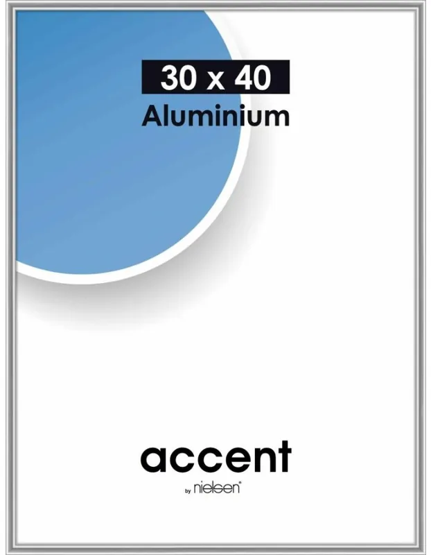 Nielsen wissellijst Accent 30 x 40 – zilver glans Speciale Aanbieding