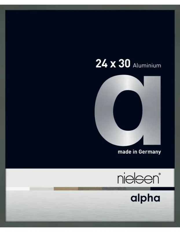 Nielsen wissellijst alpha floatglass 24 x 30 – platina Hoge Kwaliteit