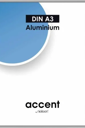 Aanbieding Nielsen wissellijst accent zilver – 29.7 x 42 A3