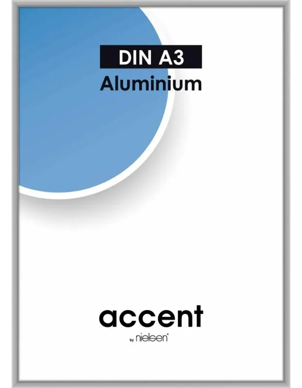 Aanbieding Nielsen wissellijst accent zilver – 29.7 x 42 A3