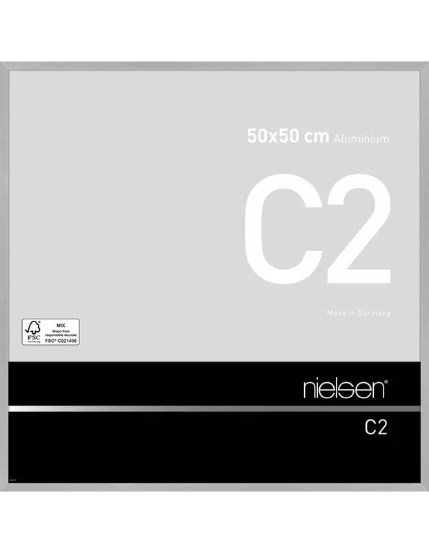 Nieuw Nielsen wissellijst C2 50 x 50 – zilver