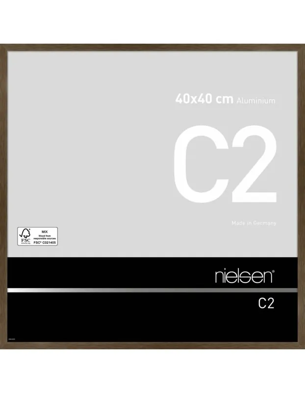 Beste Prijs Nielsen wissellijst C2 40 x 40 – walnoot bruin