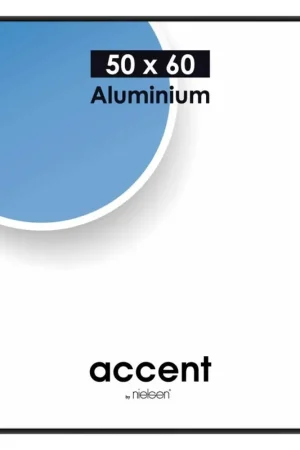 Wissellijst Nielsen Accent 50 x 60 – aluminium mat zwart Merkproduct