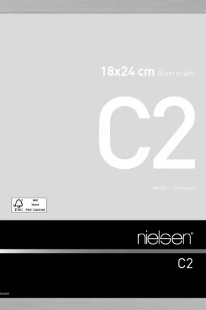 Wissellijst Nielsen C2 13 x 18 – soft frosted grey Rechtstreeks Van De Fabrikant