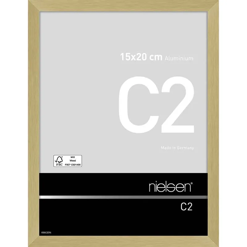 Nielsen wissellijst C2 15 x 20 – metallic goud Laatste Kans