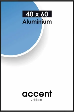 Wissellijst Nielsen Accent 40×60 – aluminium mat zwart Bestel Nu