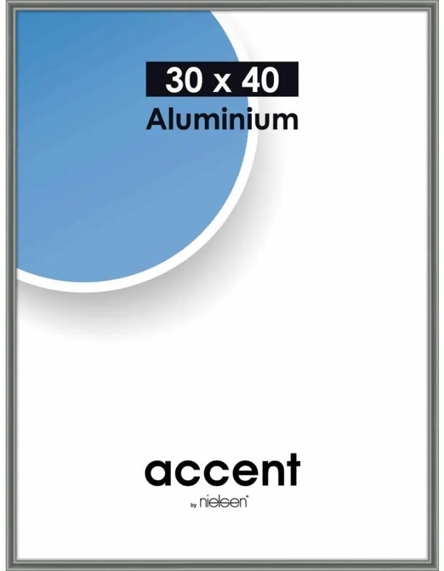 Meest Verkocht Nielsen wissellijst Accent 30 x 40 – aluminium staalgrijs