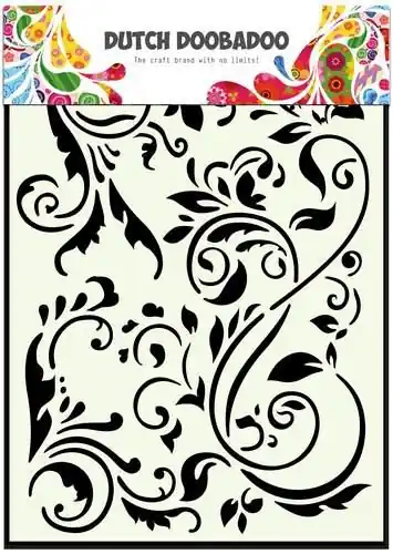 Laatste Kans Dutch doobadoo sjabloon A5 – Swirls 2