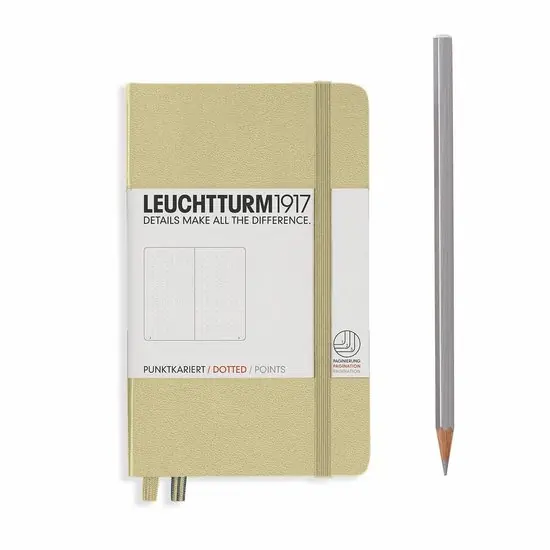 Goedkoop Leuchtturm1917 pocket dotted sand