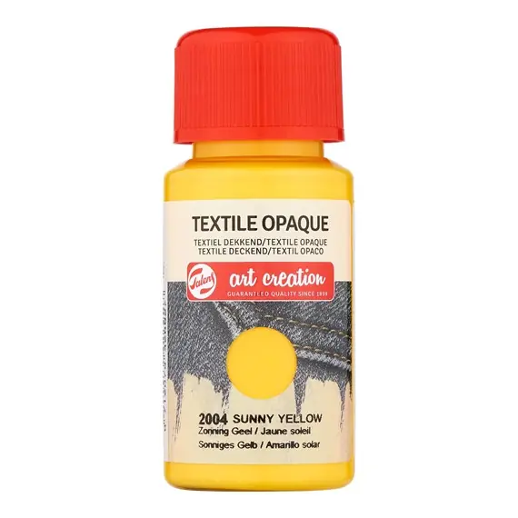 Gecertificeerd ArtCreation textiel dekkend 50ml – 2004 sunny yellow