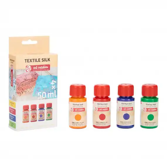 Nieuw ArtCreation Zijdeverf set basis 4x50ml