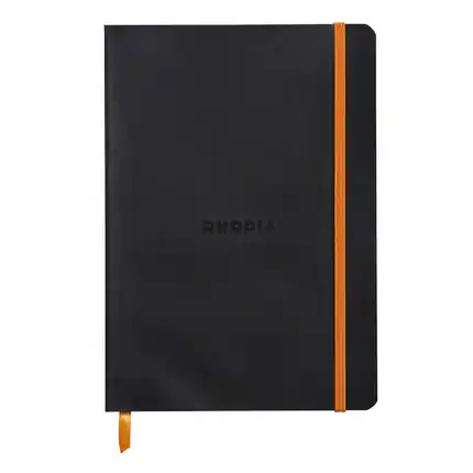 Rechtstreeks Van De Fabrikant Rhodia rhodiarama dotted – A5 zwart